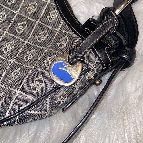 Dooney & Bourke Signature Small Hobo Purse - Picture 9 of 13